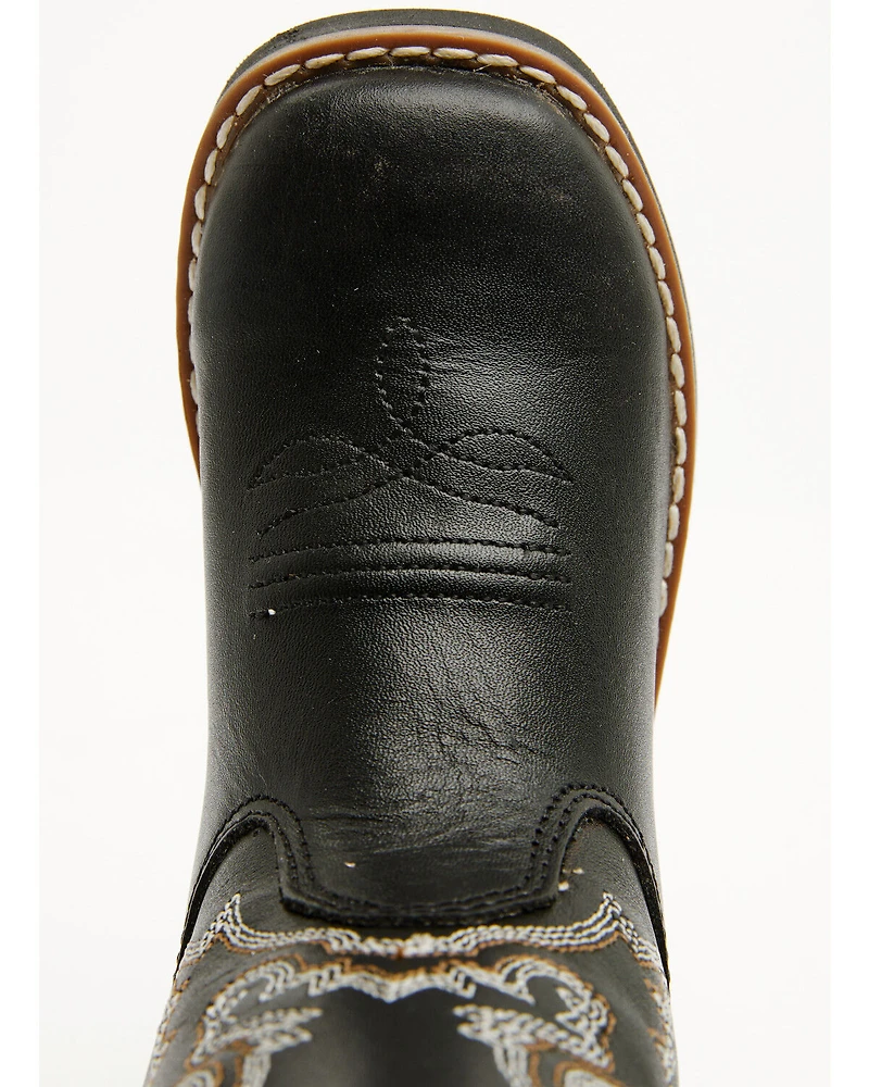 Cody James Toddler Boys' Westley Dane Western Boots - Broad Square Toe
