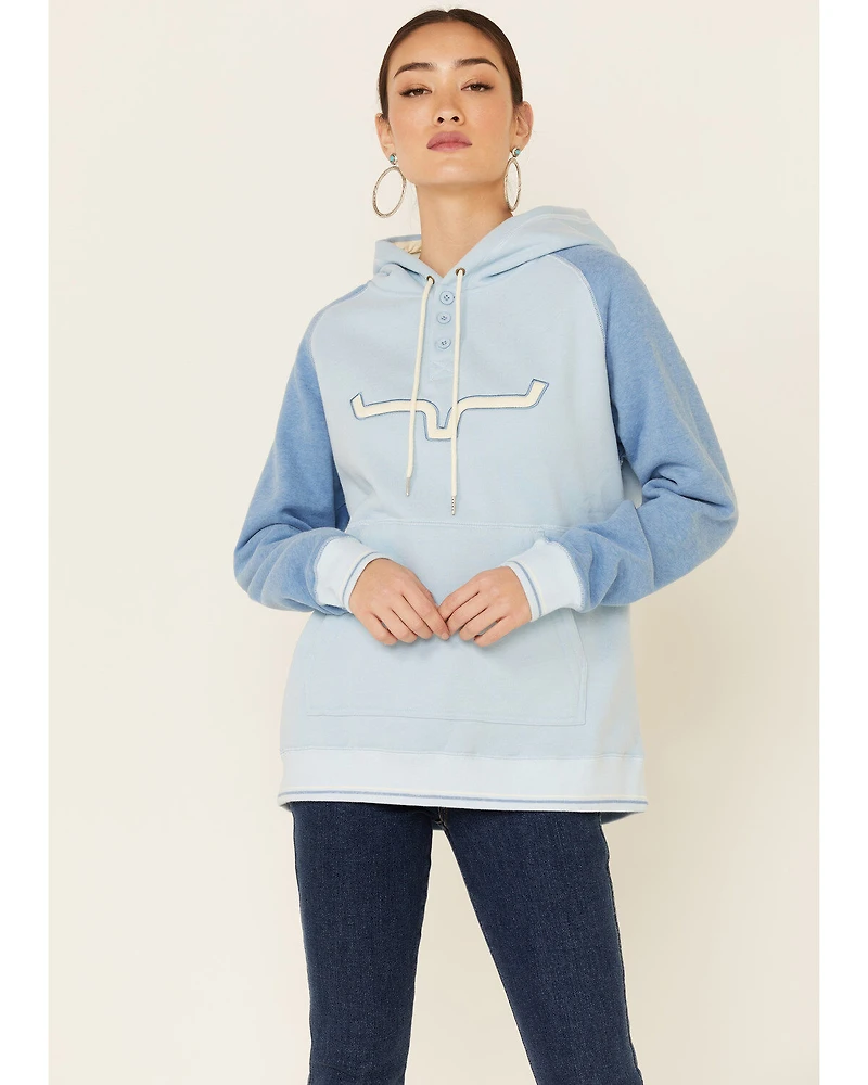 Kimes Ranch Women's Ash Grey Amigo Logo Hoodie
