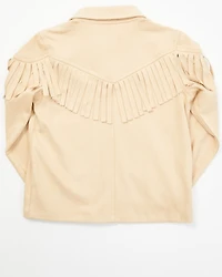 Shyanne Toddler Girls' Juniper Faux Suede Fringe Jacket