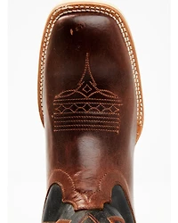 RANK 45® Men's Bullet Saddle Western Performance Boots - Broad Square Toe