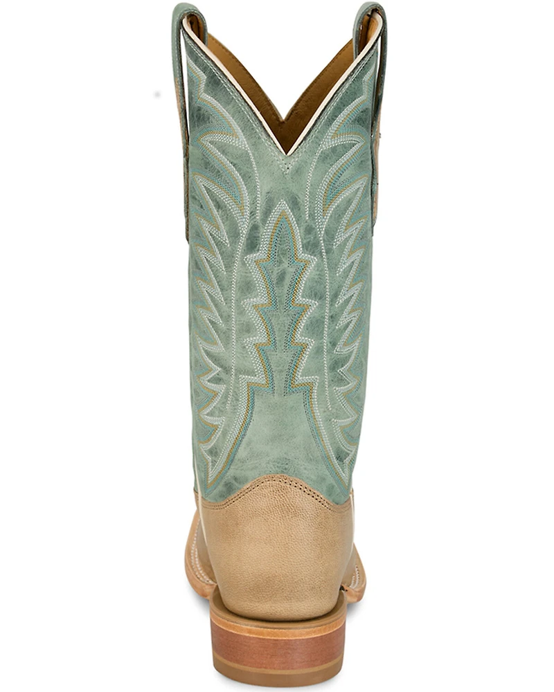 Justin Men's Burchett Performance Western Boots - Broad Square Toe