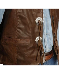 Kobler Tooled Leather Vest