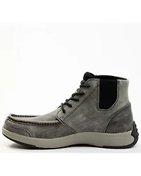 Cody James Men's Trusted Glacier Lace-Up Casual Chelsea Boots - Moc Toe