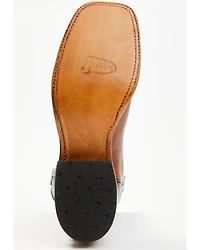 Justin Men's Poston Western Boots - Broad Square Toe