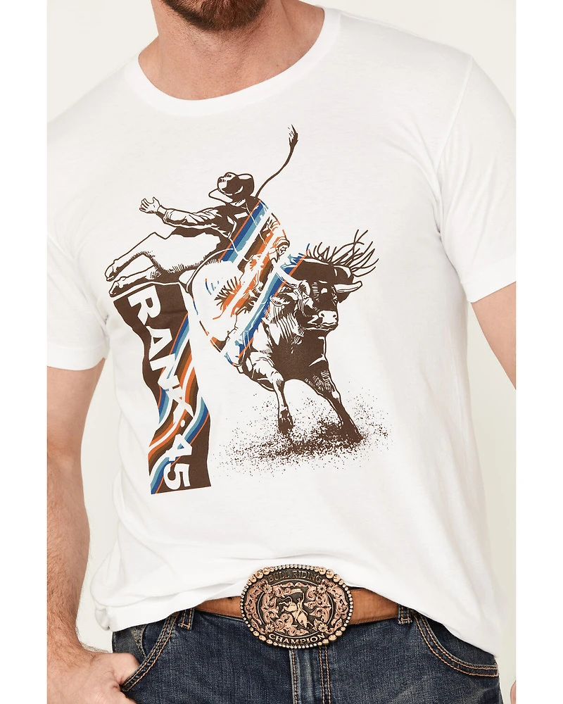 RANK 45® Men's Neil Holmes Bull Rider Short Sleeve Graphic T-Shirt