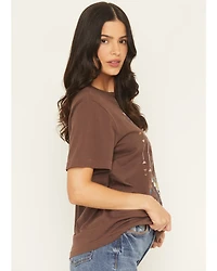 Shyanne Women's Studded Southwestern Print Short Sleeve Graphic Tee