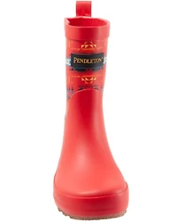 Pendleton Boys' Pilot Rock Mid Waterproof Work Boots - Round Toe