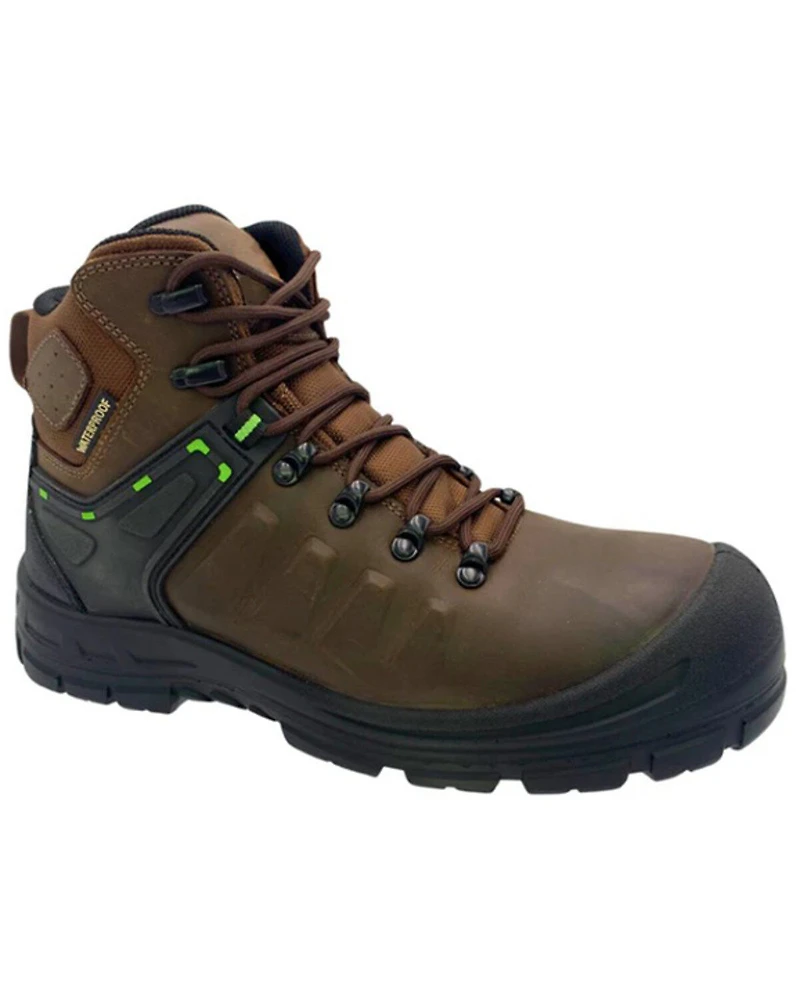 AdTec Men's 6" Waterproof Work Boots - Composite Toe