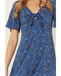 Idyllwind Women's Cardinal Printed Mini Dress