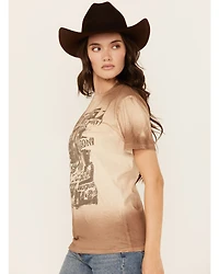 Cut & Paste Women's Tie-Dye Short Sleeve Graphic Tee