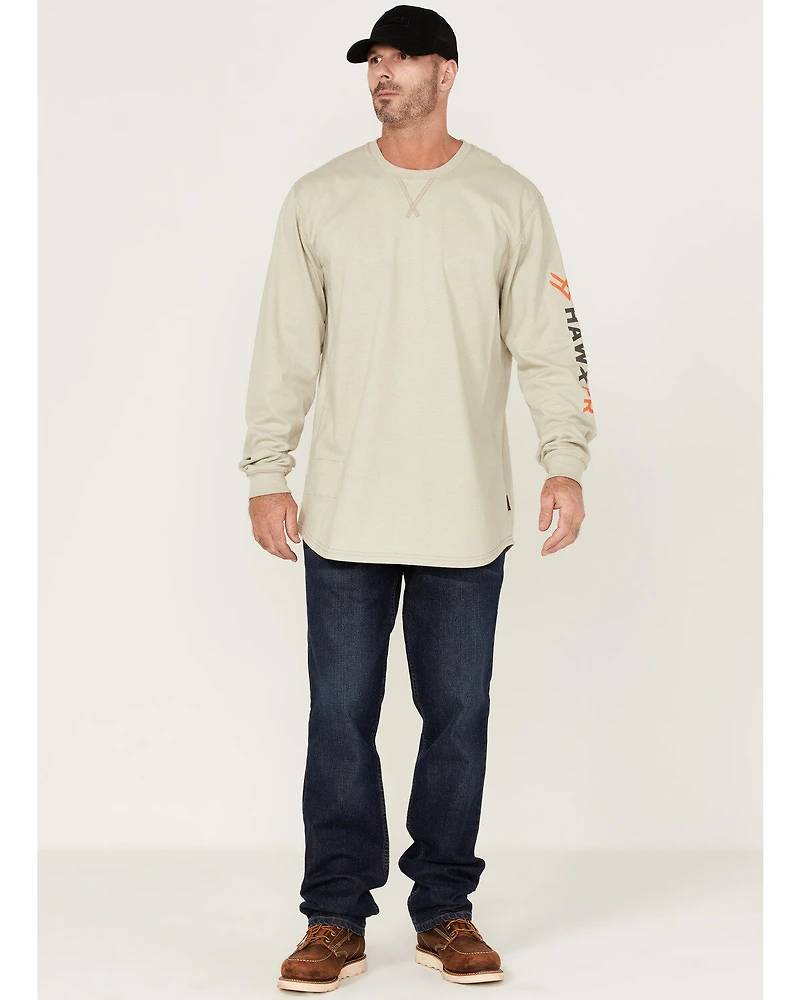 Hawx Men's FR Logo Sleeve Work Shirt