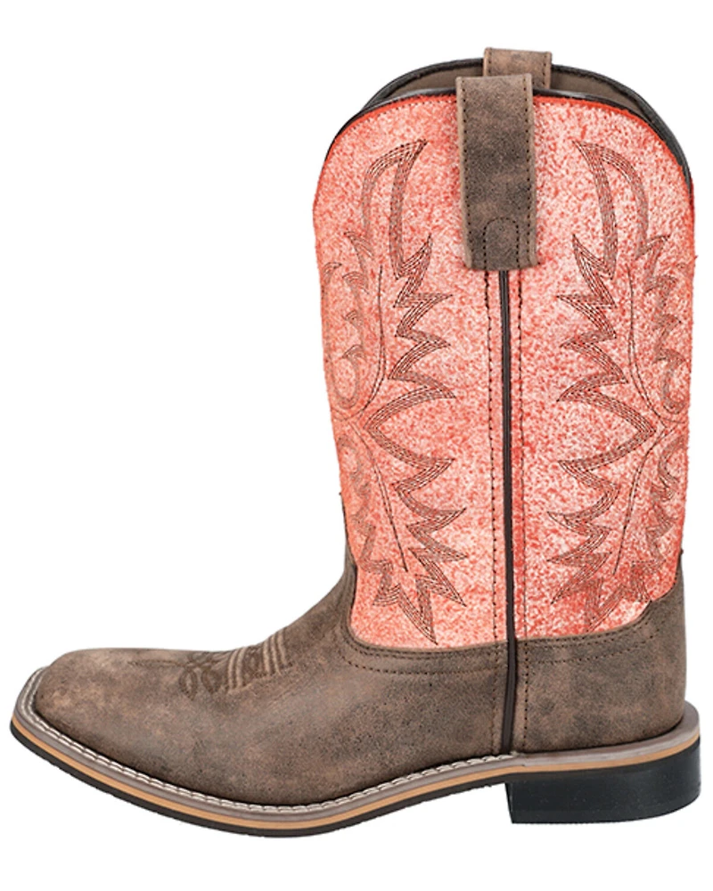 Smoky Mountain Women's Rustic Rider Western Boots - Broad Square Toe