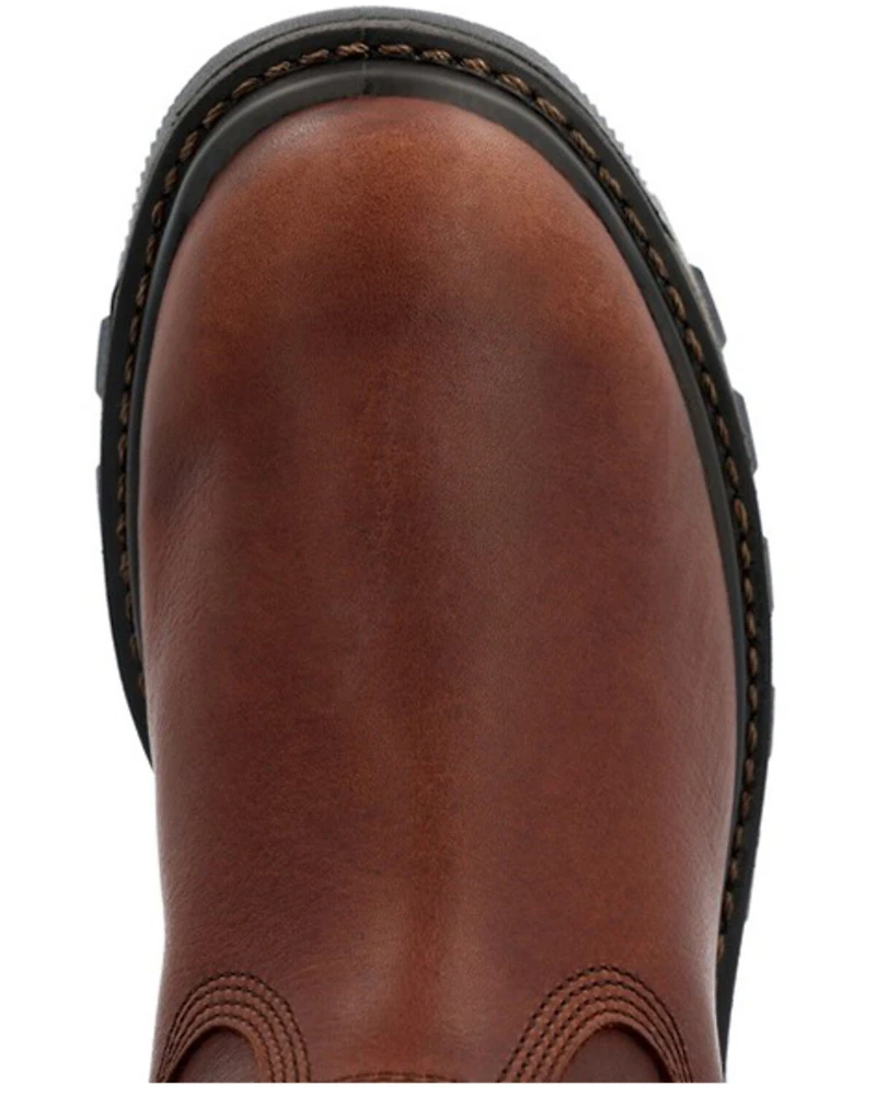 Rocky Men's Rams Horn Waterproof Pull-On Work Boots - Soft Toe
