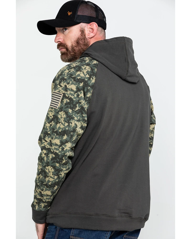 Ariat Men's FR Durastretch Camo Patriot Hoodie Work Sweatshirt - Big