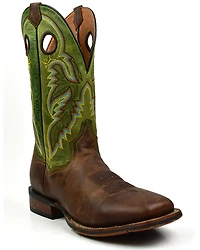 Dan Post Men's Leon Crazy Horse Performance Leather Western Boot - Broad Square Toe