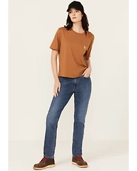 Carhartt Women's Rugged Flex® Relaxed Straight Stretch Denim Jeans