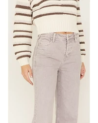 Cleo + Wolf Women's High Rise Loose Straight Jeans