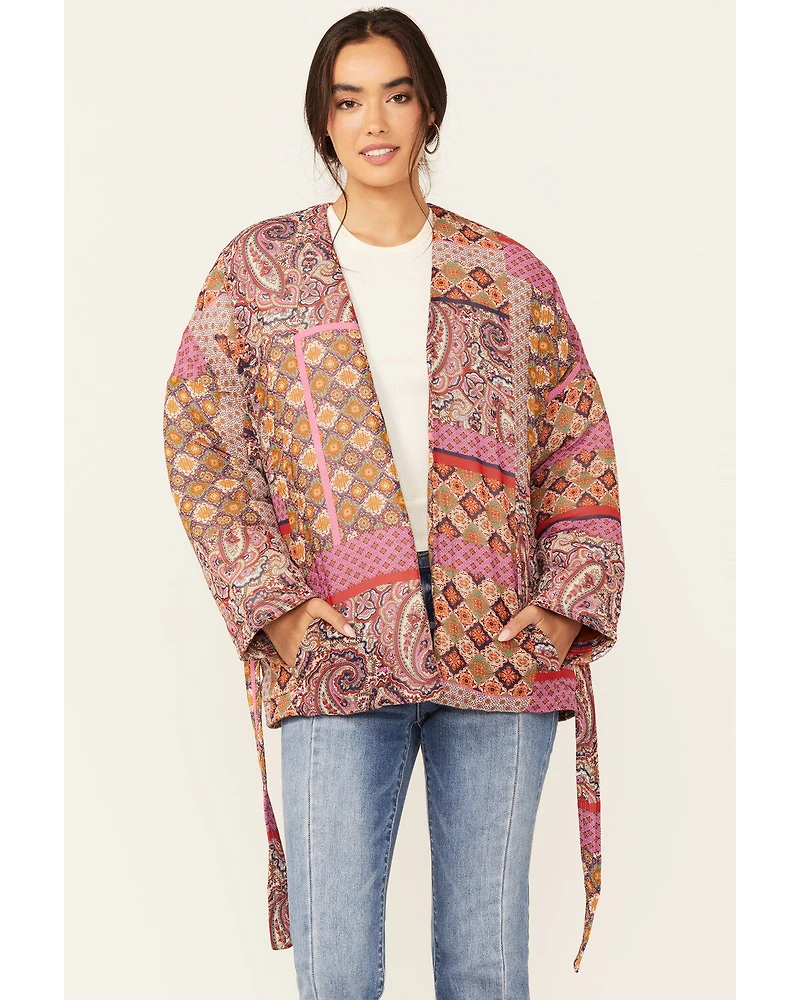 Molly Bracken Women's Livia Patchwork Shacket