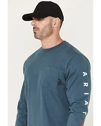 Ariat Men's FR Hard Head Long Sleeve Pocket Work Shirt