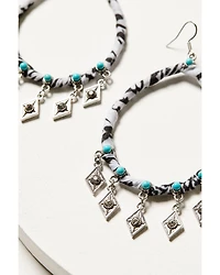 Idyllwind Women's Camille Bandana Hoop Earrings