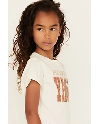 Shyanne Girls' Howdy Y'all Short Sleeve Graphic Tee