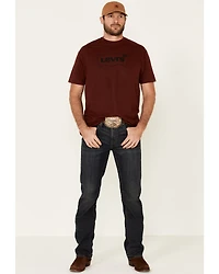Levi's Men's Crimson Batwing Logo Graphic T-Shirt