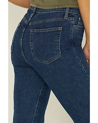 Just Black Denim Women's Dark Wash Kick Flare Jeans
