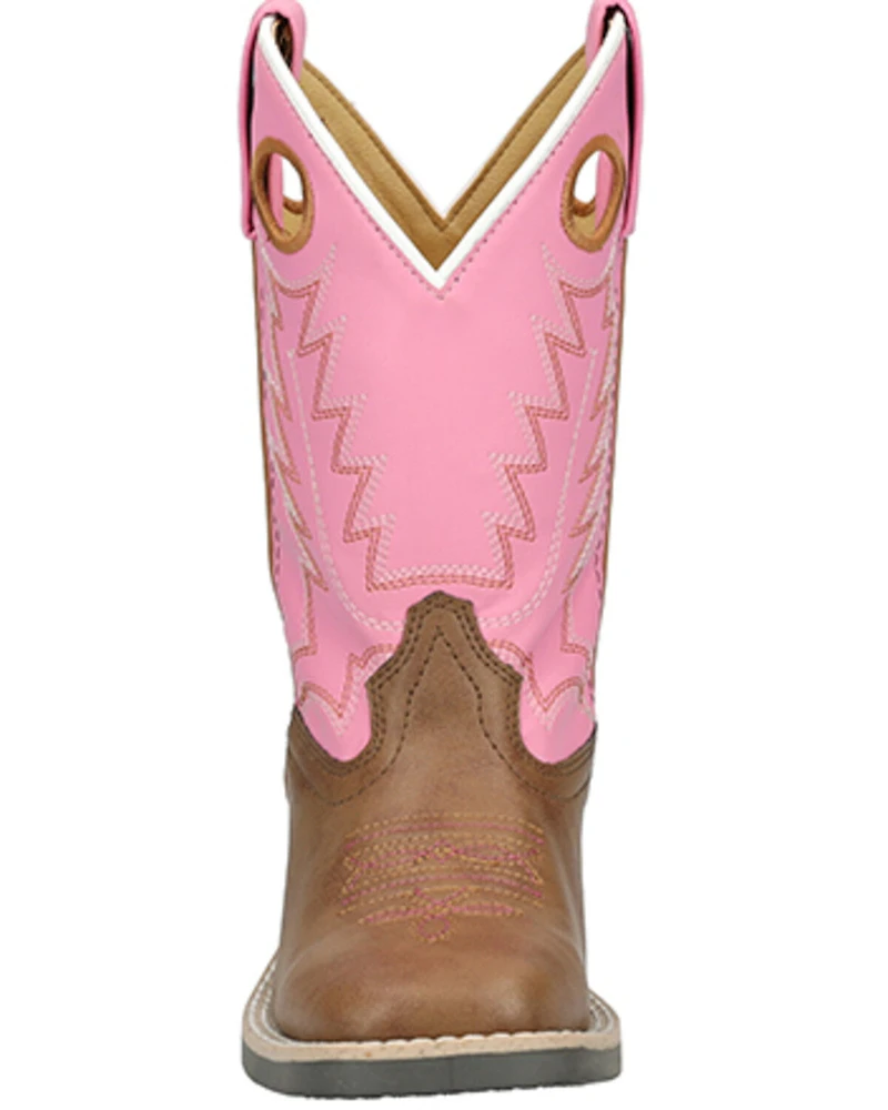 Smoky Mountain Little Girls' El Paso Western Boots - Broad Square Toe