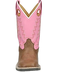 Smoky Mountain Little Girls' El Paso Western Boots - Broad Square Toe