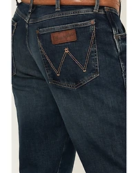 Wrangler Retro Men's 77MWZ Lindel Dark Wash Slim Bootcut Stretch Denim Jeans - Tall