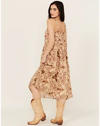 Cleo + Wolf Women's Beatrice Printed Sleeveless Maxi Dress