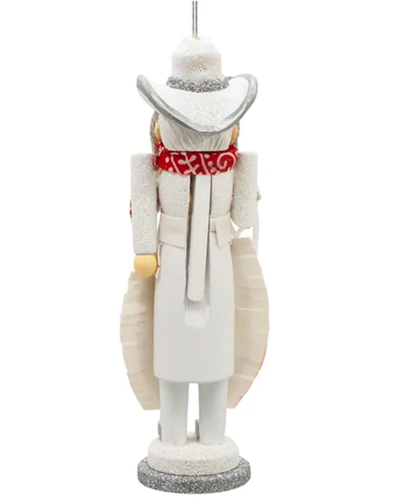 Kurt Adler Hollywood Rhinestone Cowgirl Nutcracker Ornament