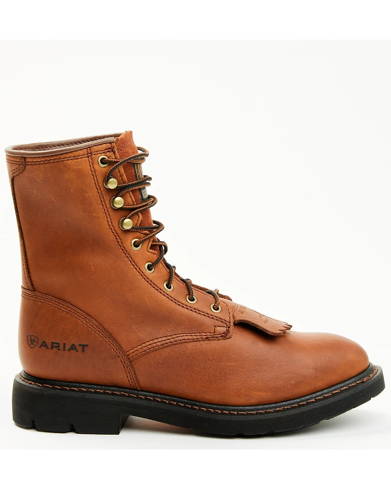 Ariat Men's Cascade 8" Lace-Up Work Boots - Soft Toe