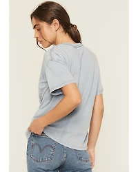 Cleo & Wolf Women's Boyfriend Short Sleeve Pocket Tee