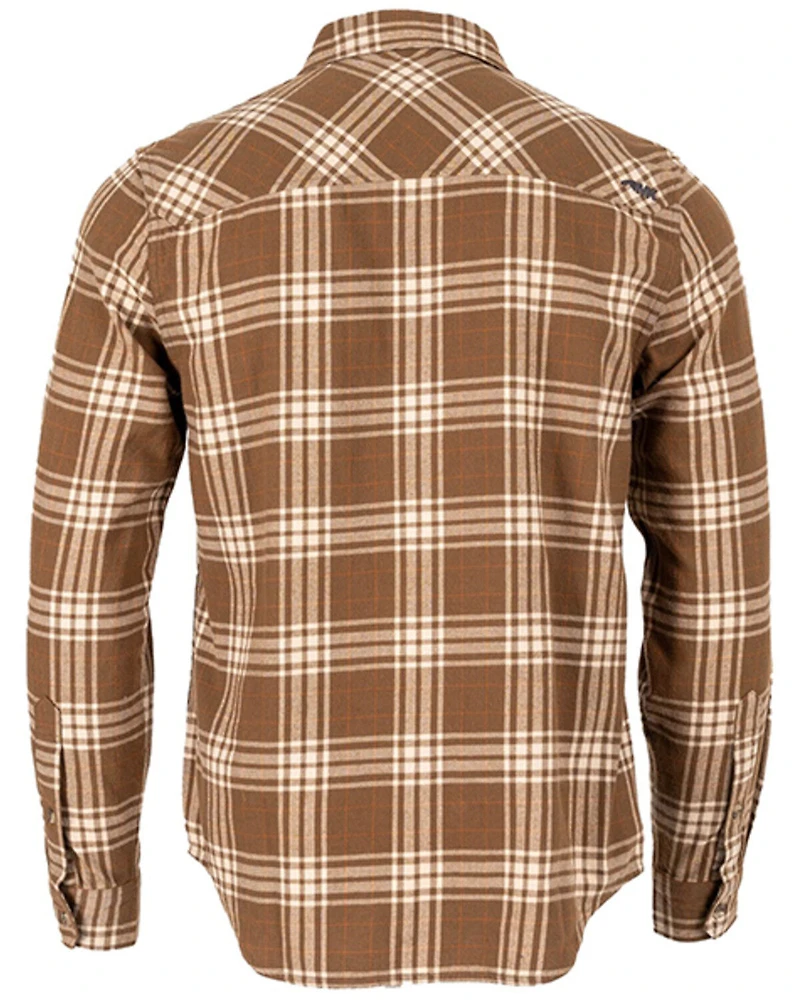 Mountain Khakis Men's Park Plaid Print Long Sleeve Button-Down Flannel Shirt