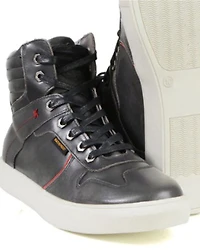 Milwaukee Leather Men's Vintage High-Top Reinforced Street Riding Waterproof Shoes Round Toe - Extended Sizes
