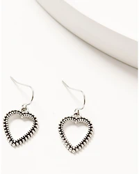 Shyanne Women's Heart And Cross Earring Set - 5 Piece