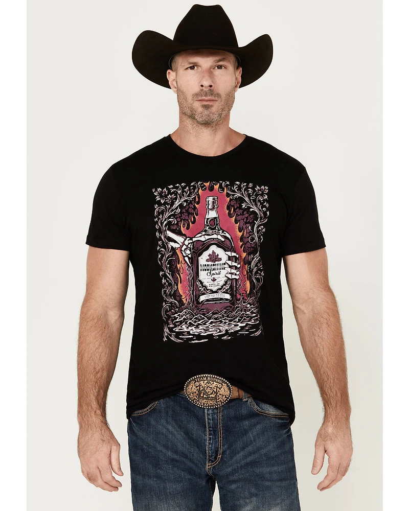 Moonshine Spirit Men's Distilled Short Sleeve Graphic T-Shirt