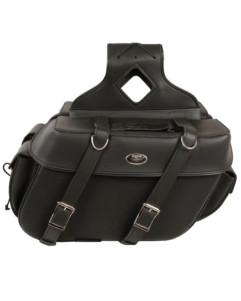 Milwaukee Leather Large Zip-Off Throw Over Saddle Bag