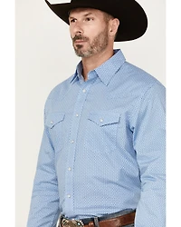 Wrangler 20X Men's Geo Print Long Sleeve Snap Stretch Western Shirt
