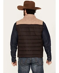 Hooey Men's Colorblock Packable Puffer Vest