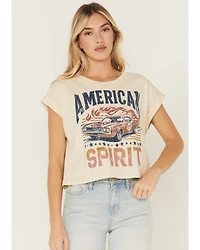 Cleo + Wolf Women's American Spirit Short Sleeve Graphic Tee