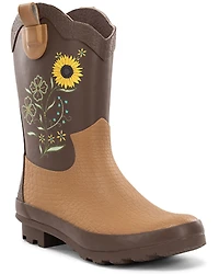 Western Chief Women's Sunflower Midwestern Mid Waterproof Boots