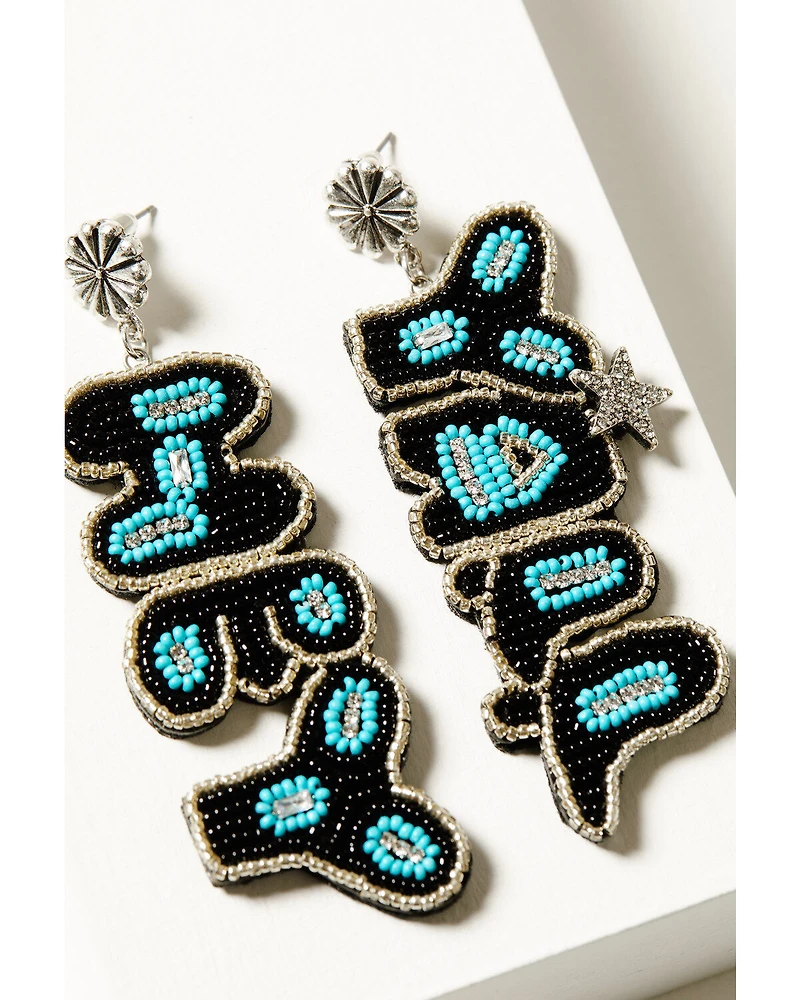 Idyllwind Women's Hey Y'all Turquoise Beaded Earrings