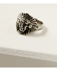 Broken Arrow Jewelry Women's Indian Head Ring