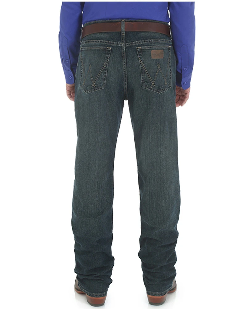 Wrangler 20X Men's Root Beer Advanced Comfort Competition Relaxed Bootcut Jeans