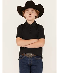 Rock & Roll Denim Boys' Short Sleeve Polo Shirt