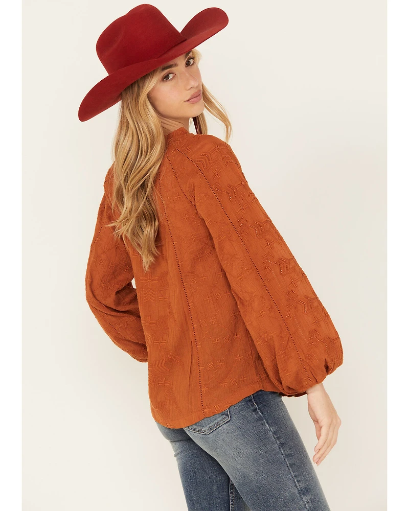 Shyanne Women's Long Sleeve Boho Blouse
