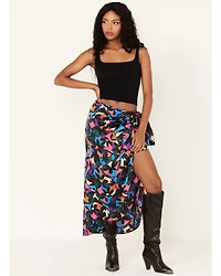 Show Me Your Mumu Women's Wrap Up Mosaic Print Skirt