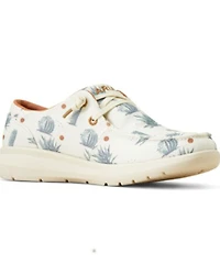 Ariat X Sendero Women's Hilo Cactus Print Casual Shoes - Moc Toe
